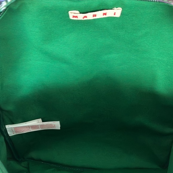 NWT Beautiful Marni Allover Circles Backpack - Picture 4 of 6